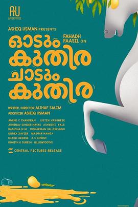 一匹马奔跑，一匹马跳跃